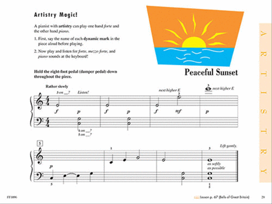 Primer Level – Technique & Artistry Book Piano Method scores gallery preview page 6