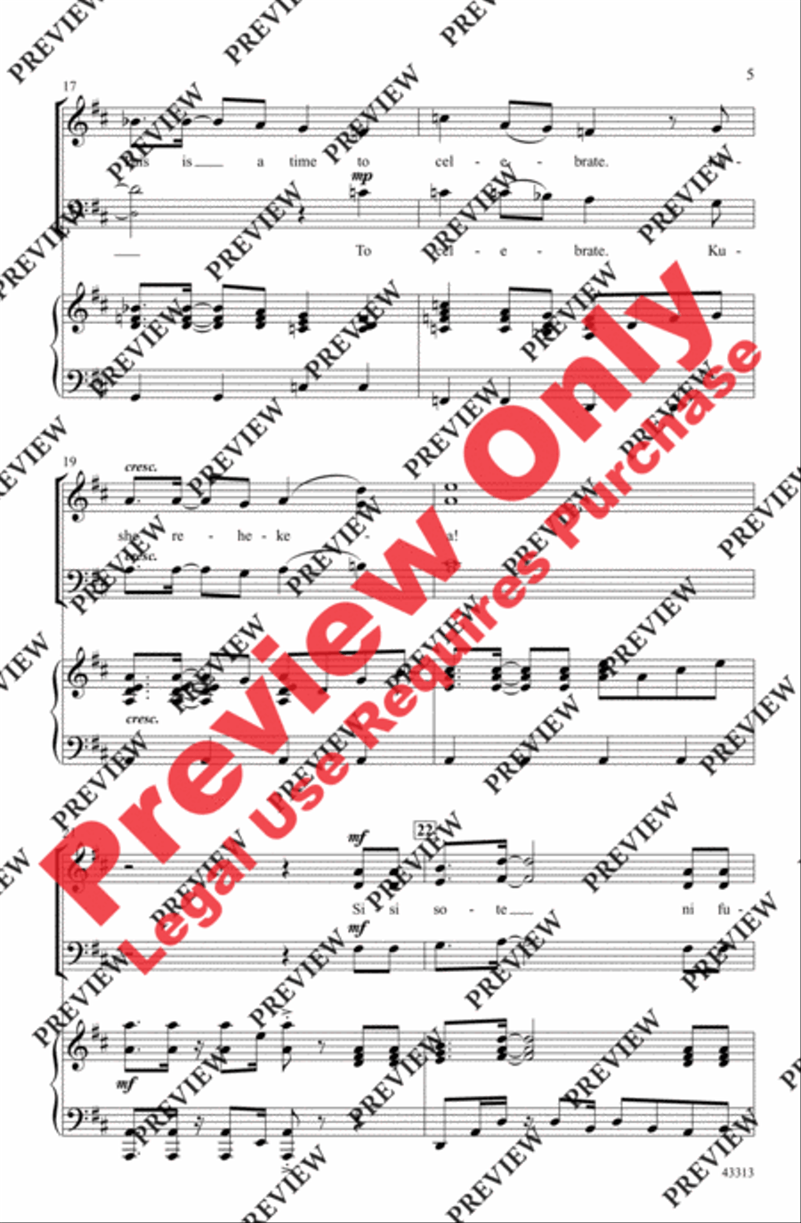 Sisi Sote - SoundTrax CD (CD only) Choir scores gallery preview page 5