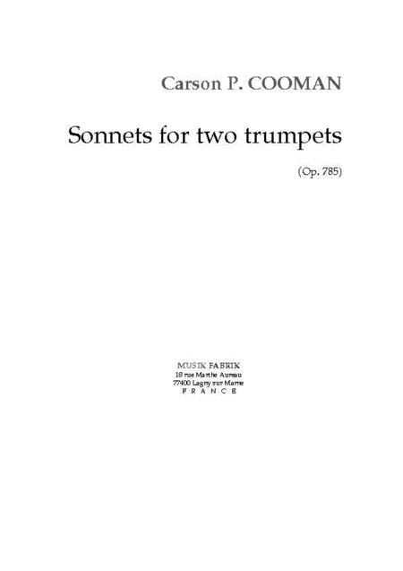 Sonnets for Two Trumpets