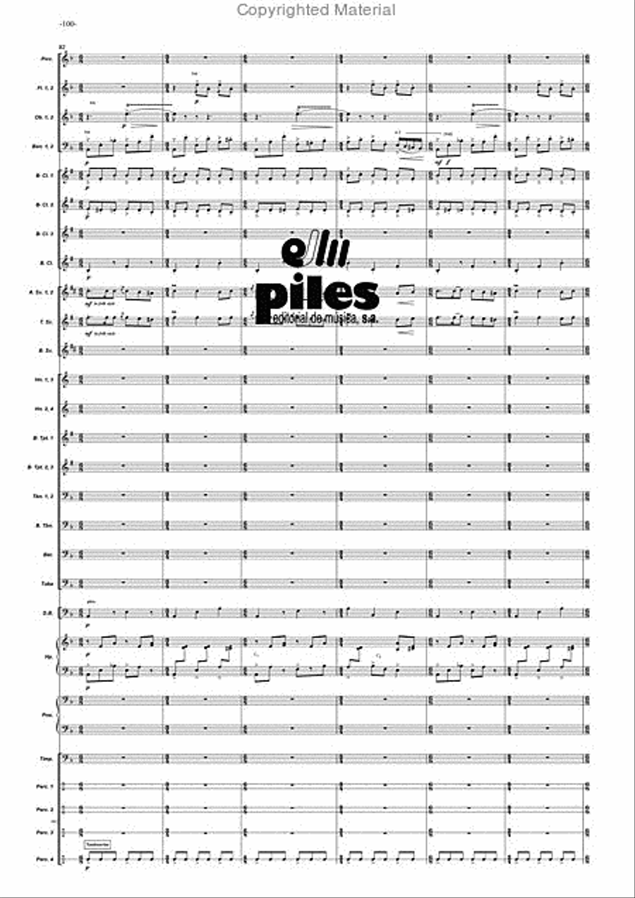 Duende Duende Concert Band scores gallery preview page 101