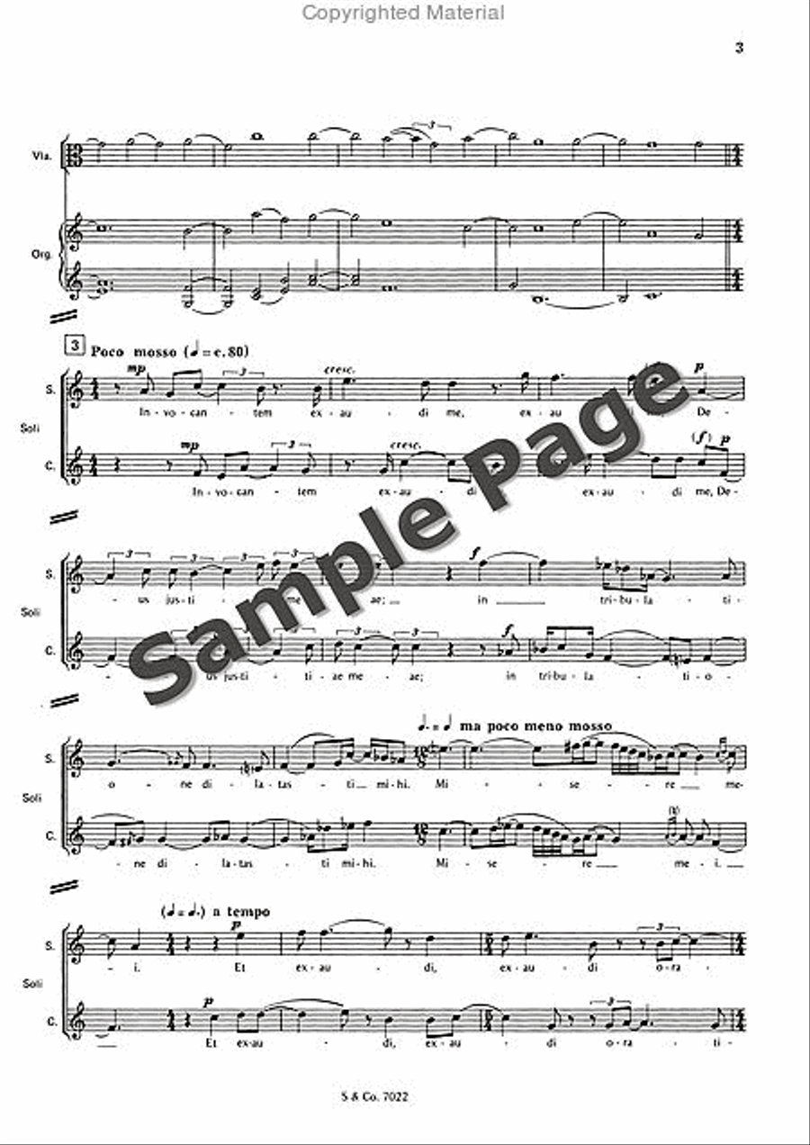 Psalm 4 Op. 38a Psalm 4 Op. 38a Choir scores gallery preview page 6