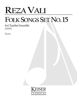 Folk Songs: Set No. 15 for 5 Players, Full Score