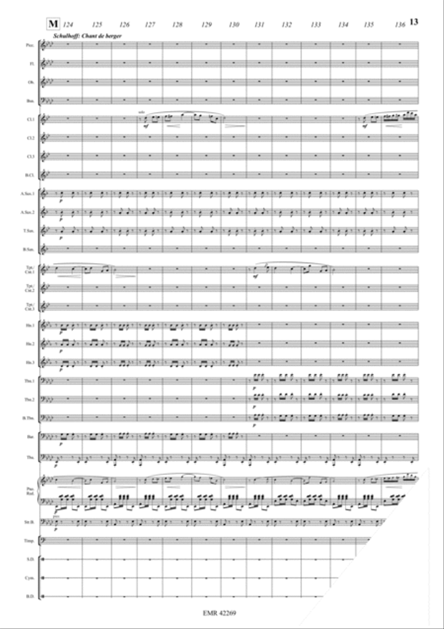 Kunstler-Quadrille Concert Band scores gallery preview page 13