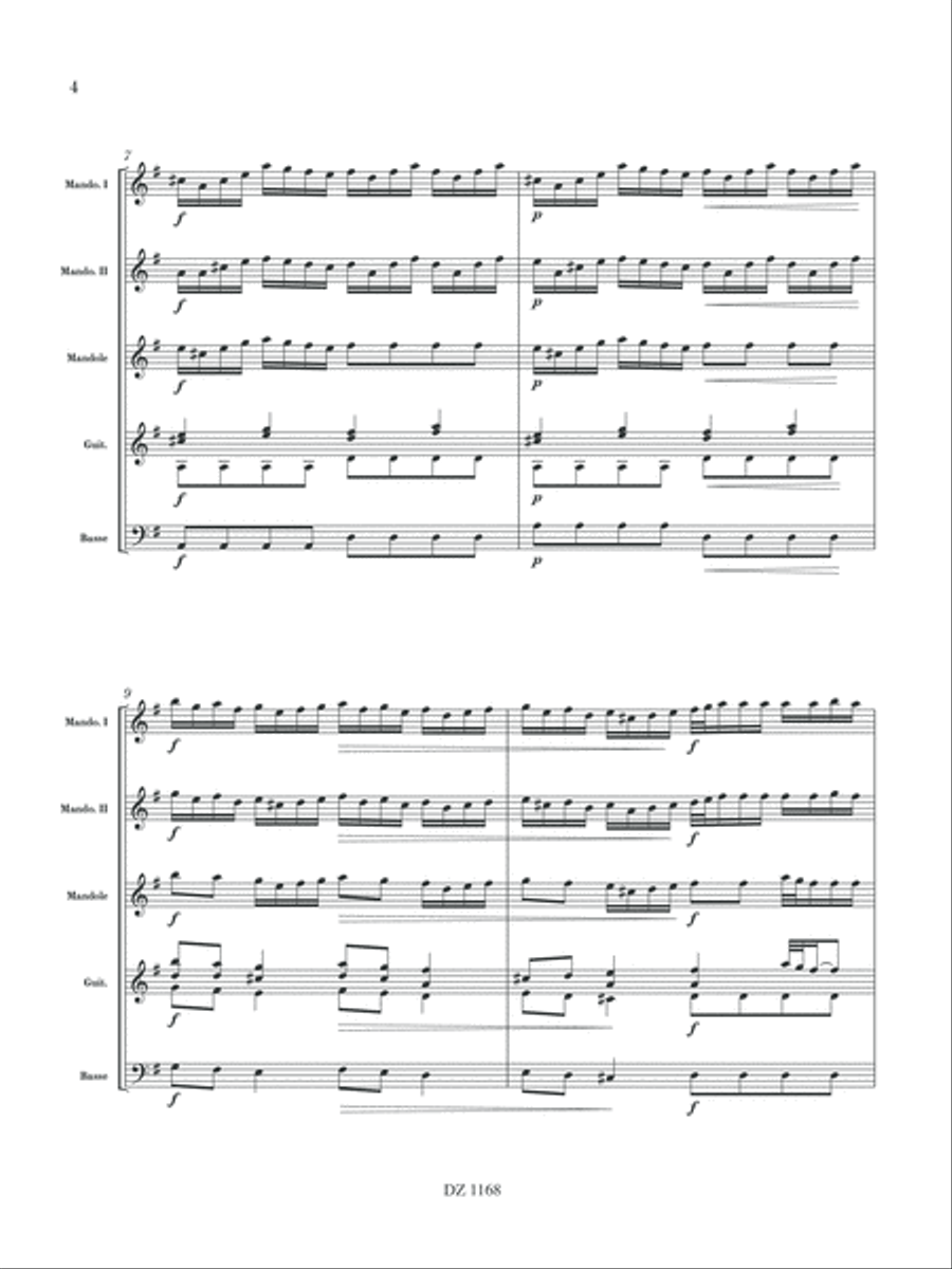Sinfonia in Sol Maggiore Orchestra scores gallery preview page 4