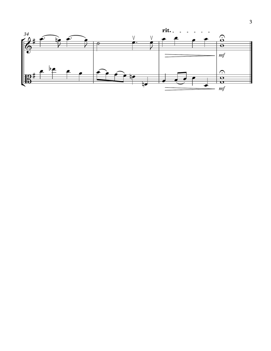 I'll Be Home For Christmas String Duet scores gallery preview page 3