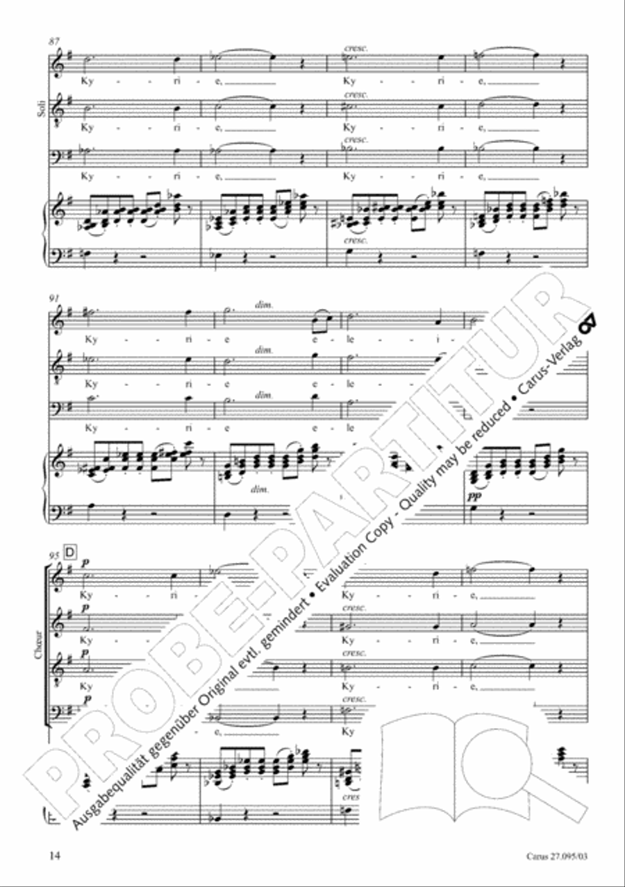 Messe solennelle de sainte Cecile Messe solennelle de sainte Cecile STB scores gallery preview page 15