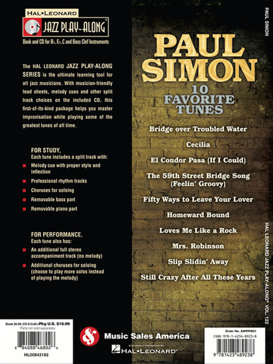 Paul Simon Paul Simon C Instrument scores gallery preview page 2