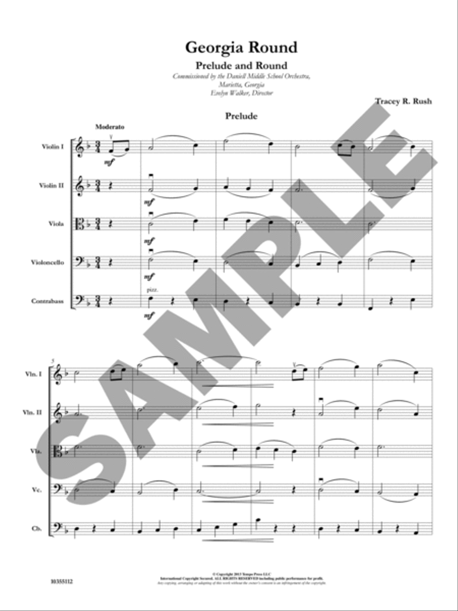 Georgia Round Georgia Round Orchestra scores gallery preview page 2