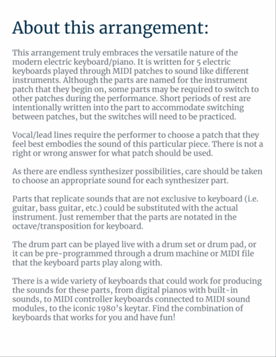 Take On Me Small Ensemble scores gallery preview page 2