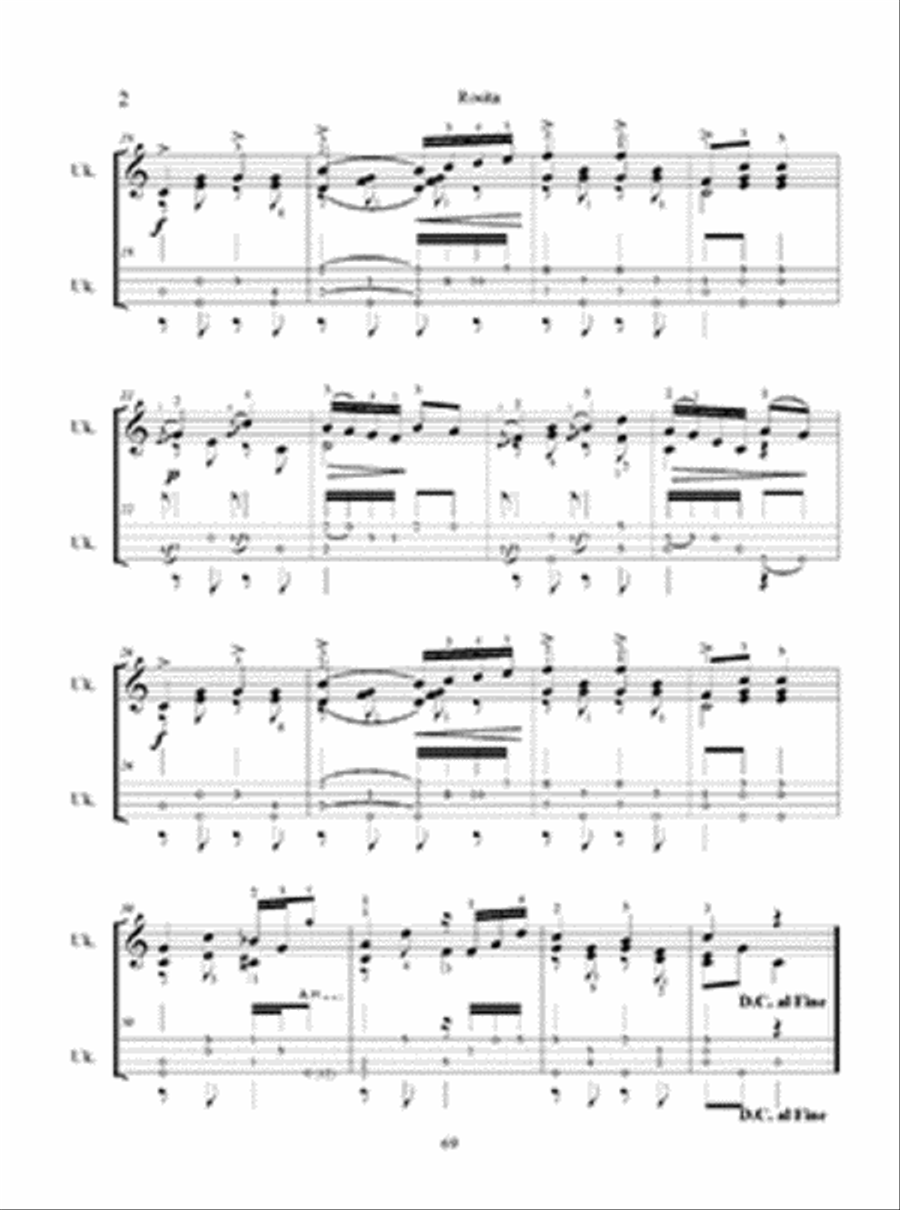 Francisco Tarrega for Ukulele Ukulele scores gallery preview page 4