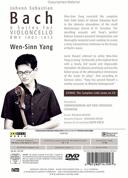 6 Suites for Violoncello