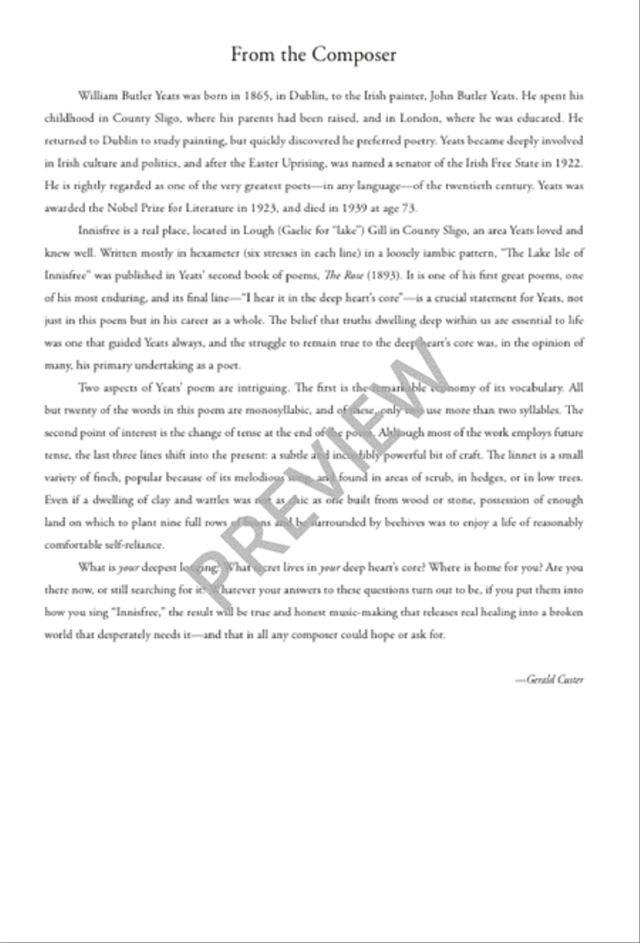 Innisfree - SATB edition Innisfree - SATB edition 4-Part scores gallery preview page 2