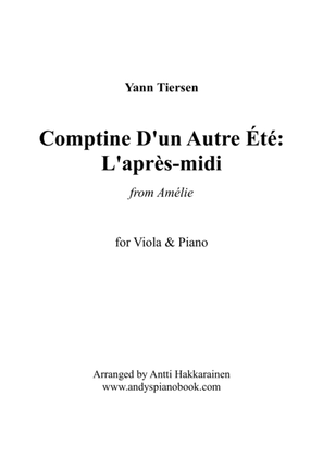 Book cover for Comptine D'un Autre Été: L'après-midi