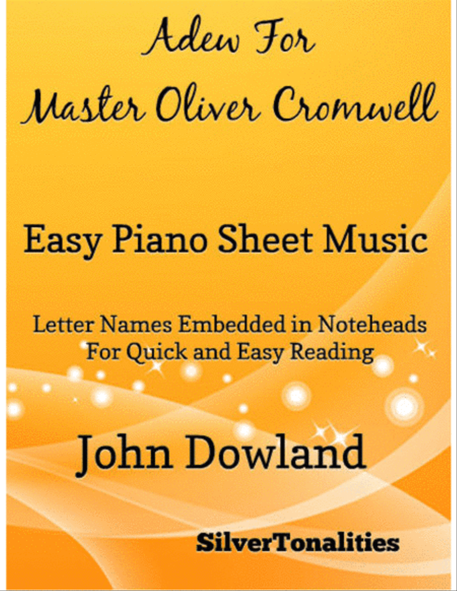 Adew for Master Oliver Cromwell Easy Piano Sheet Music Easy Piano scores gallery preview page 1