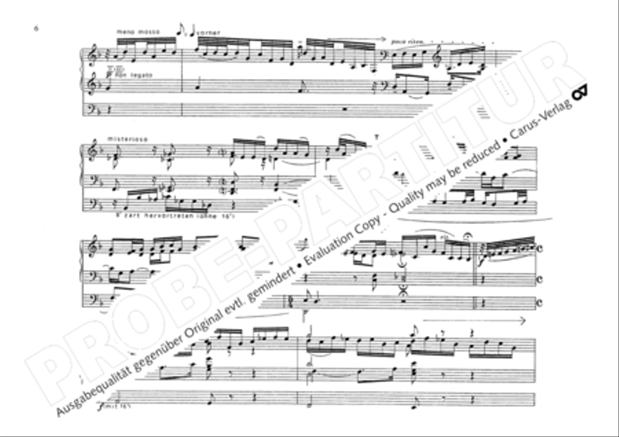 O God, from heaven look on us (Ach Gott, vom Himmel sieh darein) Organ scores gallery preview page 9