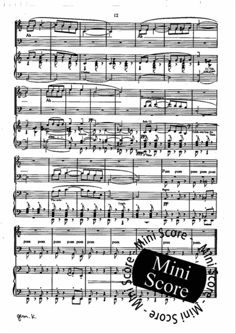 Sur un Marche Persan 4-Part scores gallery preview page 15