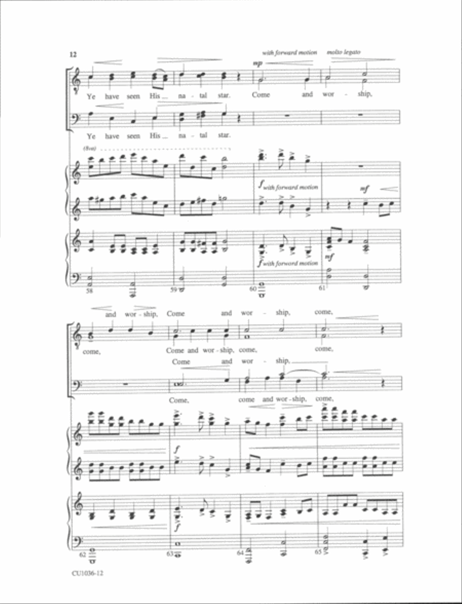 Angels from the Realms of Glory - TTBB TTBB scores gallery preview page 10