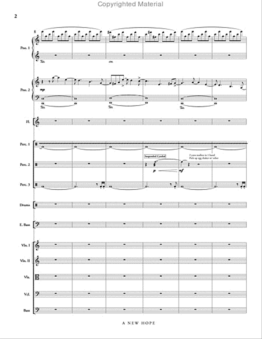 A New Hope Piano scores gallery preview page 3
