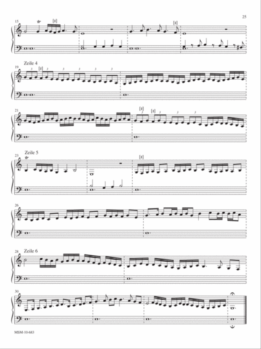 Erhalt uns, Herr Organ scores gallery preview page 2