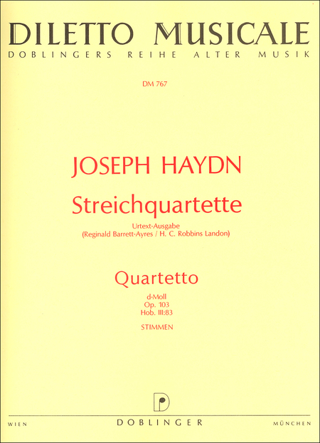 Streichquartett B-Dur op. 103