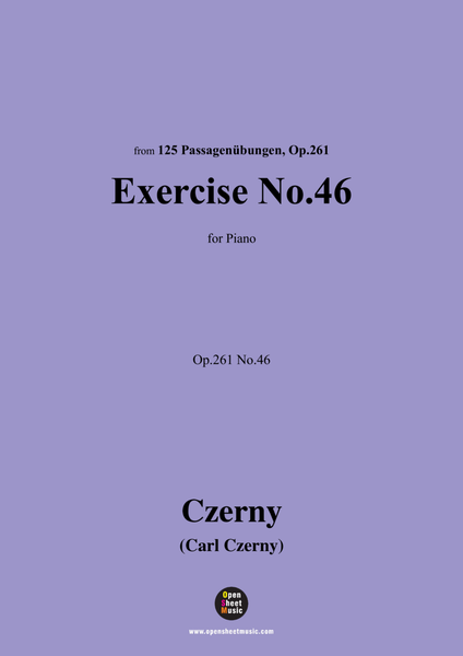 C. Czerny-Exercise No.46,Op.261 No.46 image number null