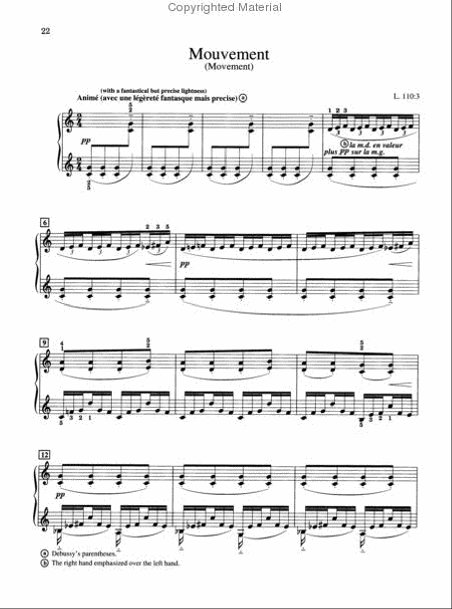 Debussy: Images, Book 1 Piano Solo scores gallery preview page 4