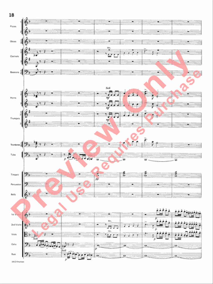 Overture 1812 Overture 1812 Full Orchestra scores gallery preview page 19
