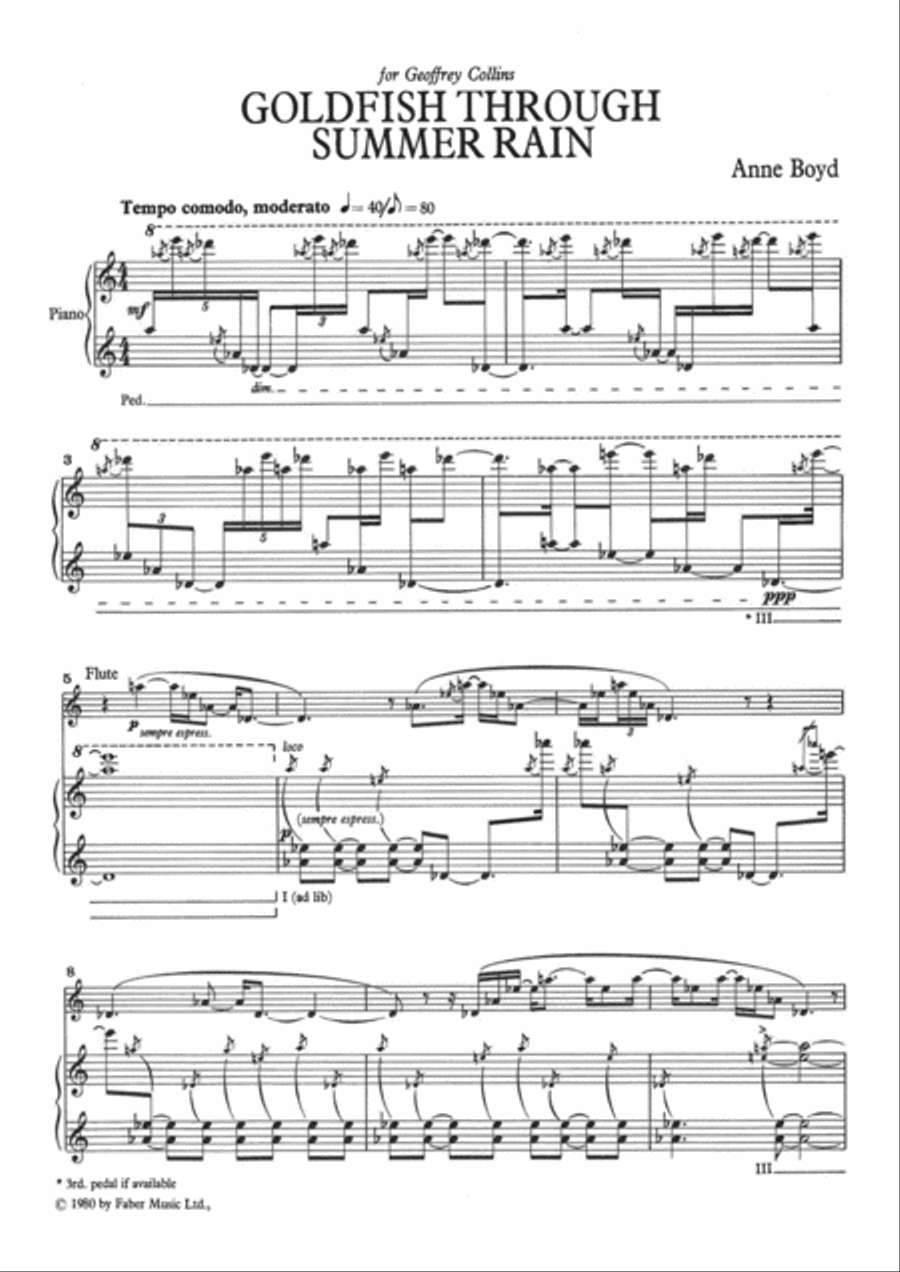 Goldfish Through Summer Rain Small Ensemble scores gallery preview page 2