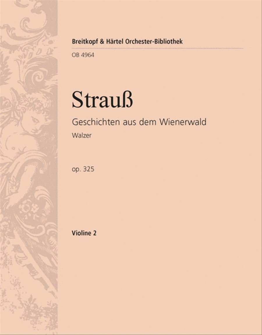 Tales from the Vienna Woods Op. 325 Orchestra scores gallery preview page 1