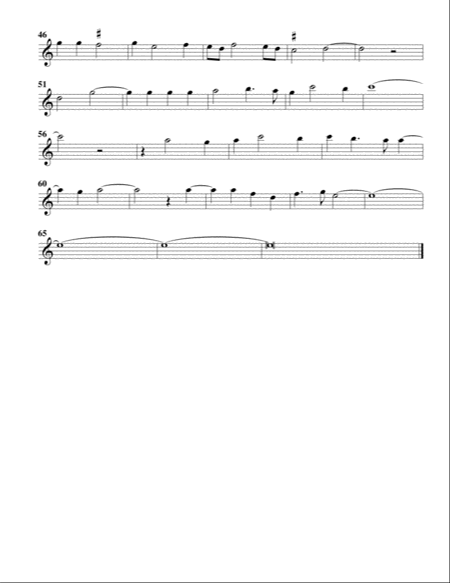 Plus n'estes ma maistresse (arrangement for 4 recorders) Recorder scores gallery preview page 5