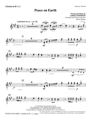 Peace On Earth - Clarinet 1 & 2
