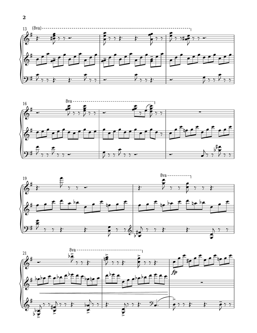 Very Put Together Piano Solo scores gallery preview page 2