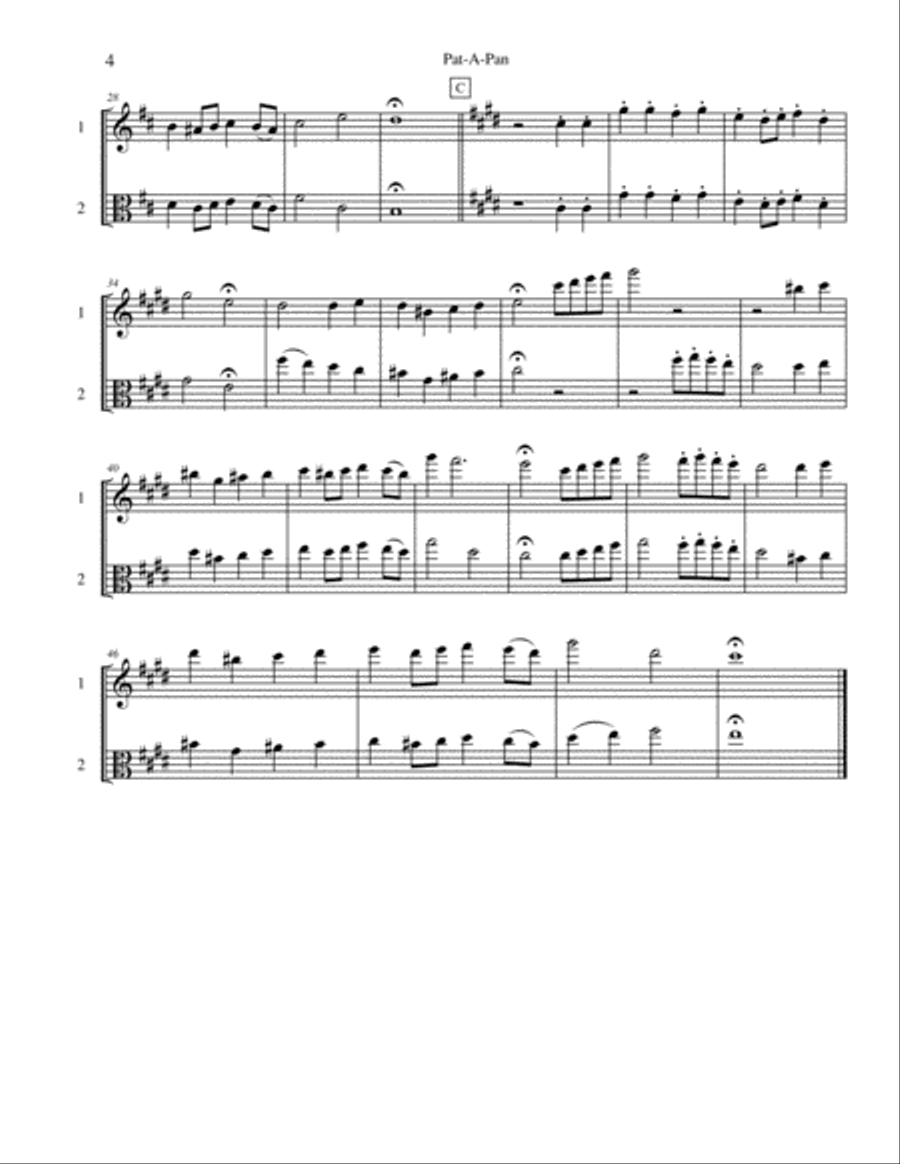 Seven Christmas Duets, Vol. 6 String Duet scores gallery preview page 4