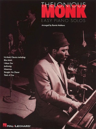 Book cover for Thelonious Monk – Easy Piano Solos
