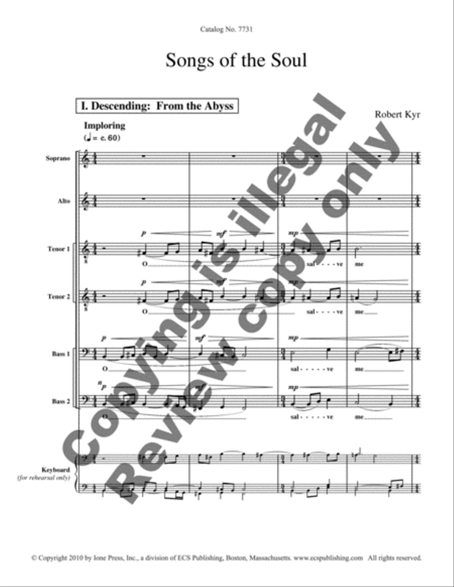 Songs of the Soul Divisi scores gallery preview page 8