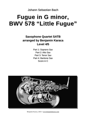 Fugue in G minor, BWV 578 "Little Fugue"