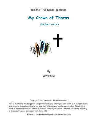 My Crown of Thorns (high voice)