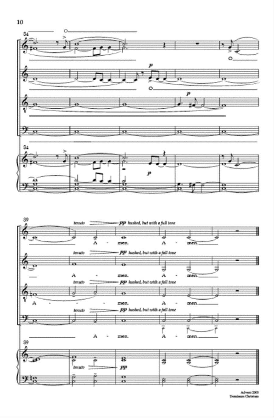 O Magnum Mysterium (SATB divisi) Divisi scores gallery preview page 9