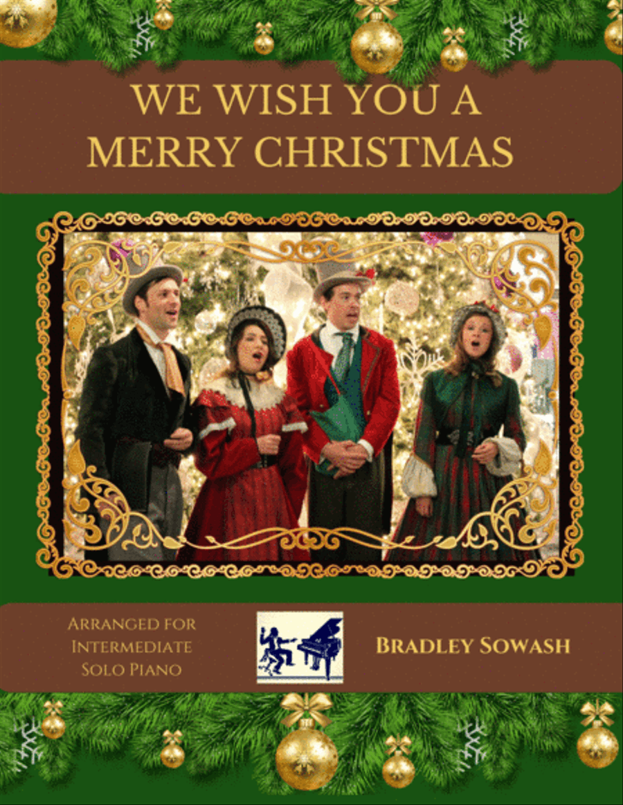 We Wish You a Merry Christmas - Solo Piano Piano Solo scores gallery preview page 1