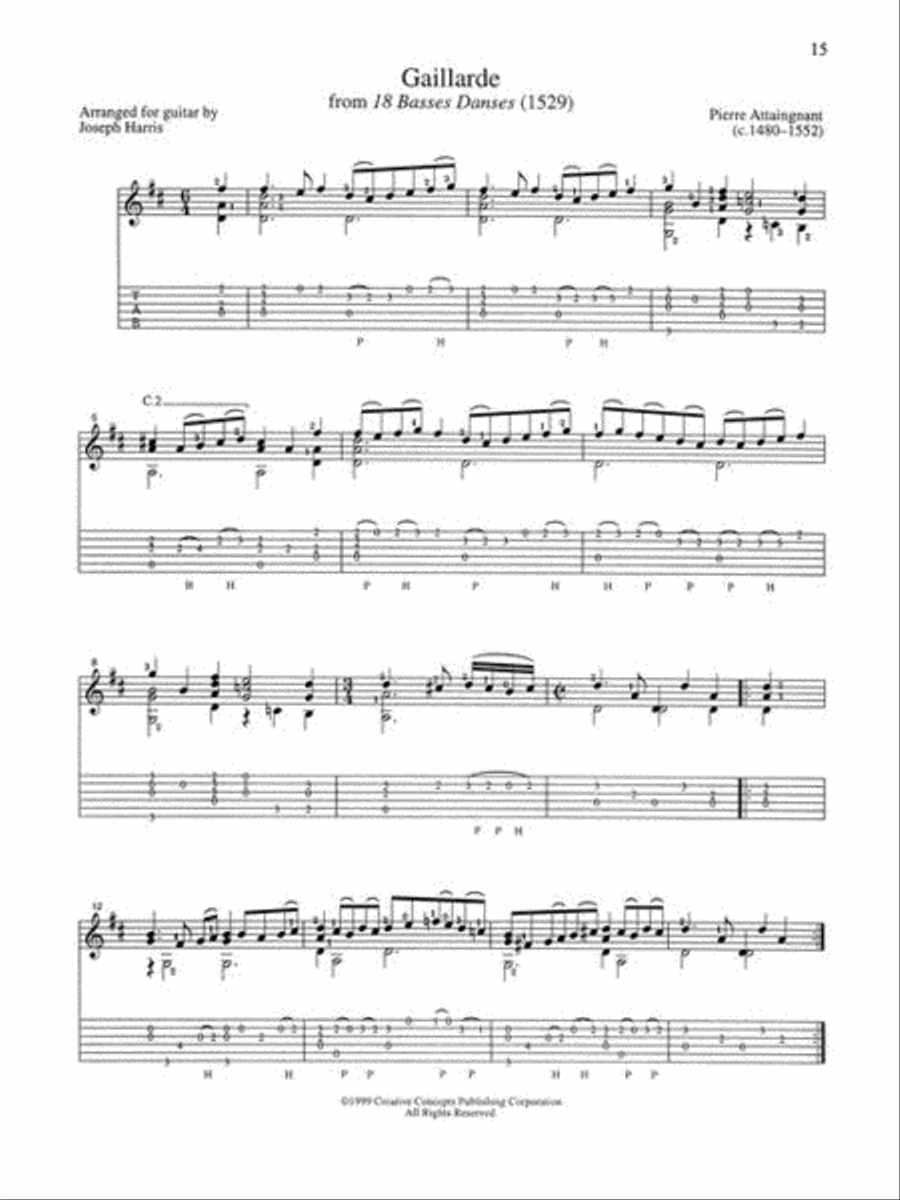 50 Classical Guitar Pieces by Joseph Harris Acoustic Guitar