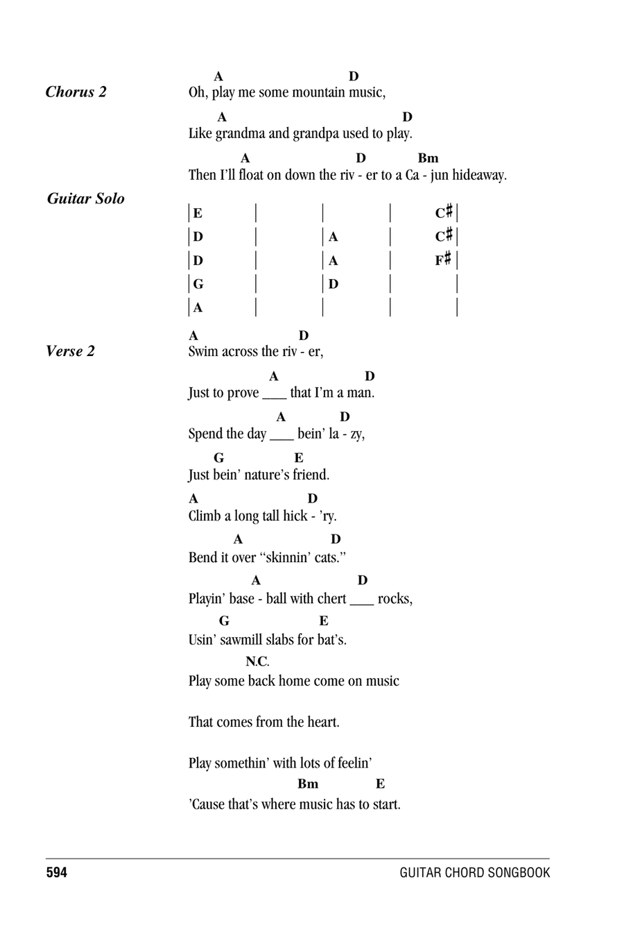 Mountain Music Acoustic Guitar scores gallery preview page 2