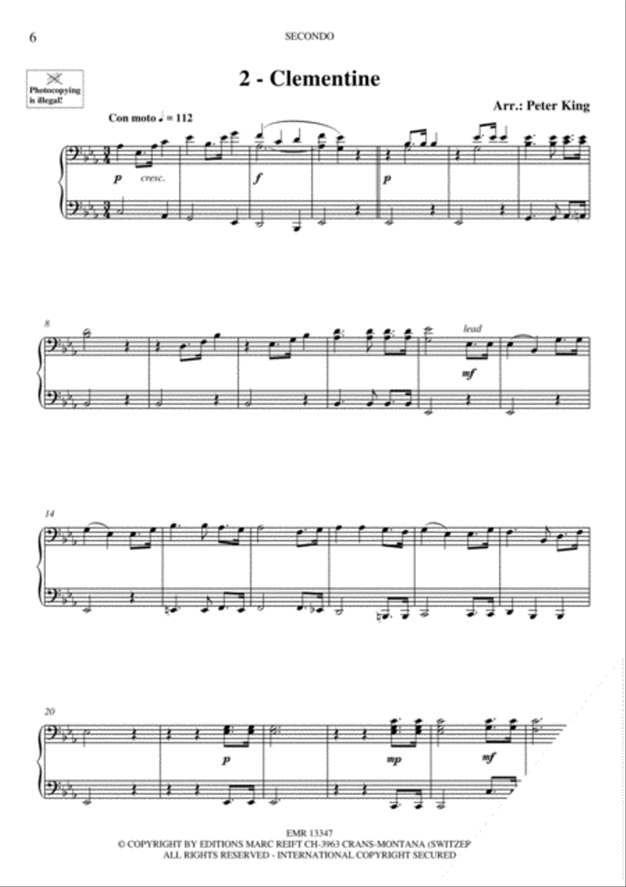 Piano Duets Greatest Hits Volume 2 - Easy Piano Duet scores gallery preview page 4
