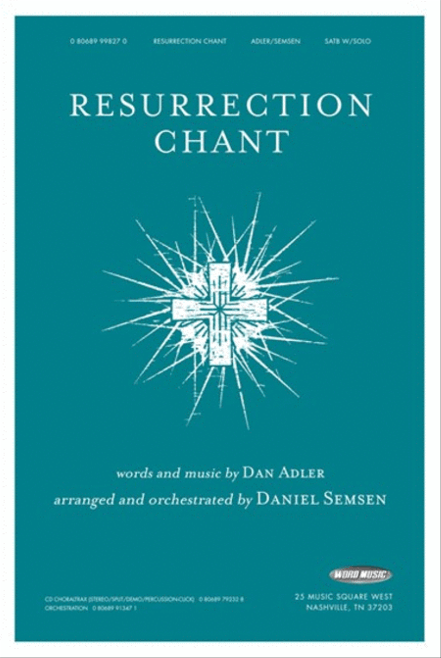 Resurrection Chant - Anthem 4-Part scores gallery preview page 1