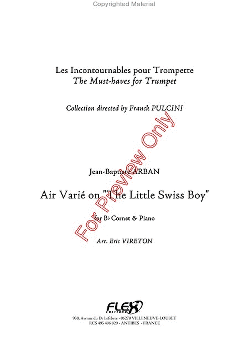 Air Varie On "The Little Swiss Boy" image number null