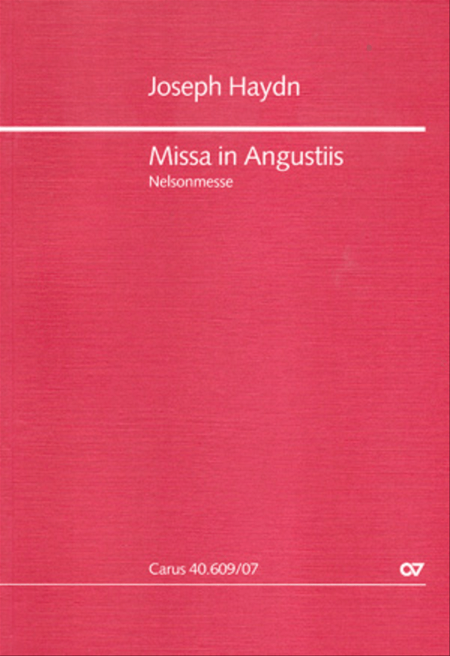 Missa in Angustiis by Franz Joseph Haydn 4-Part - Sheet Music