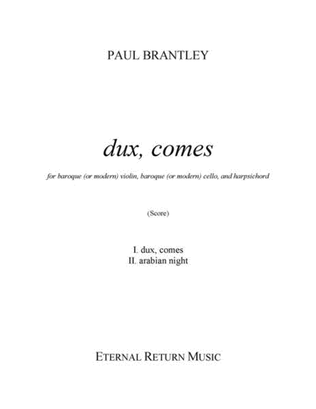 dux, comes (score and parts)