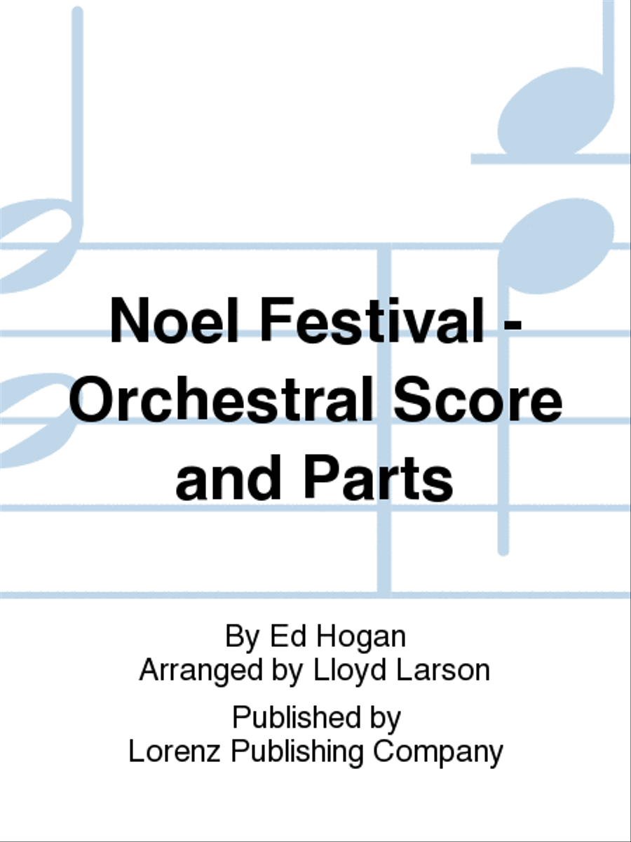 Noel Festival - Orchestral Score and Parts Choir scores gallery preview page 1