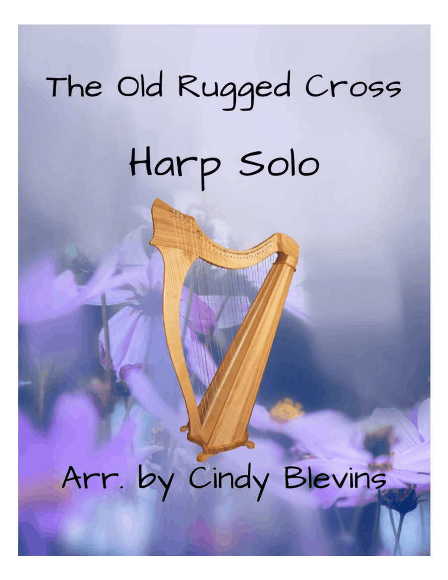 Book cover for The Old Rugged Cross, for Harp Solo (lever or pedal harp)