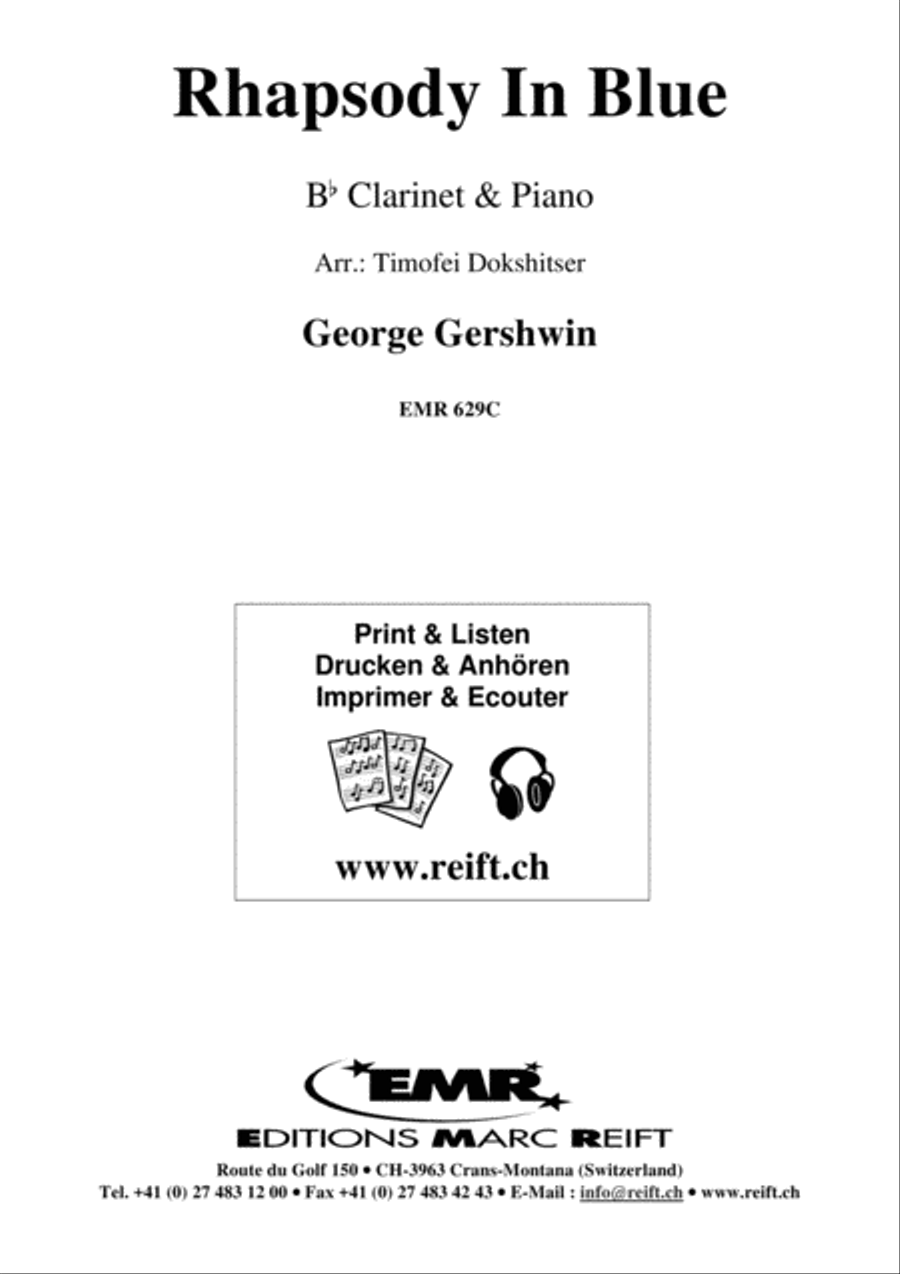 Rhapsody in Blue Rhapsody in Blue Clarinet Solo scores gallery preview page 2
