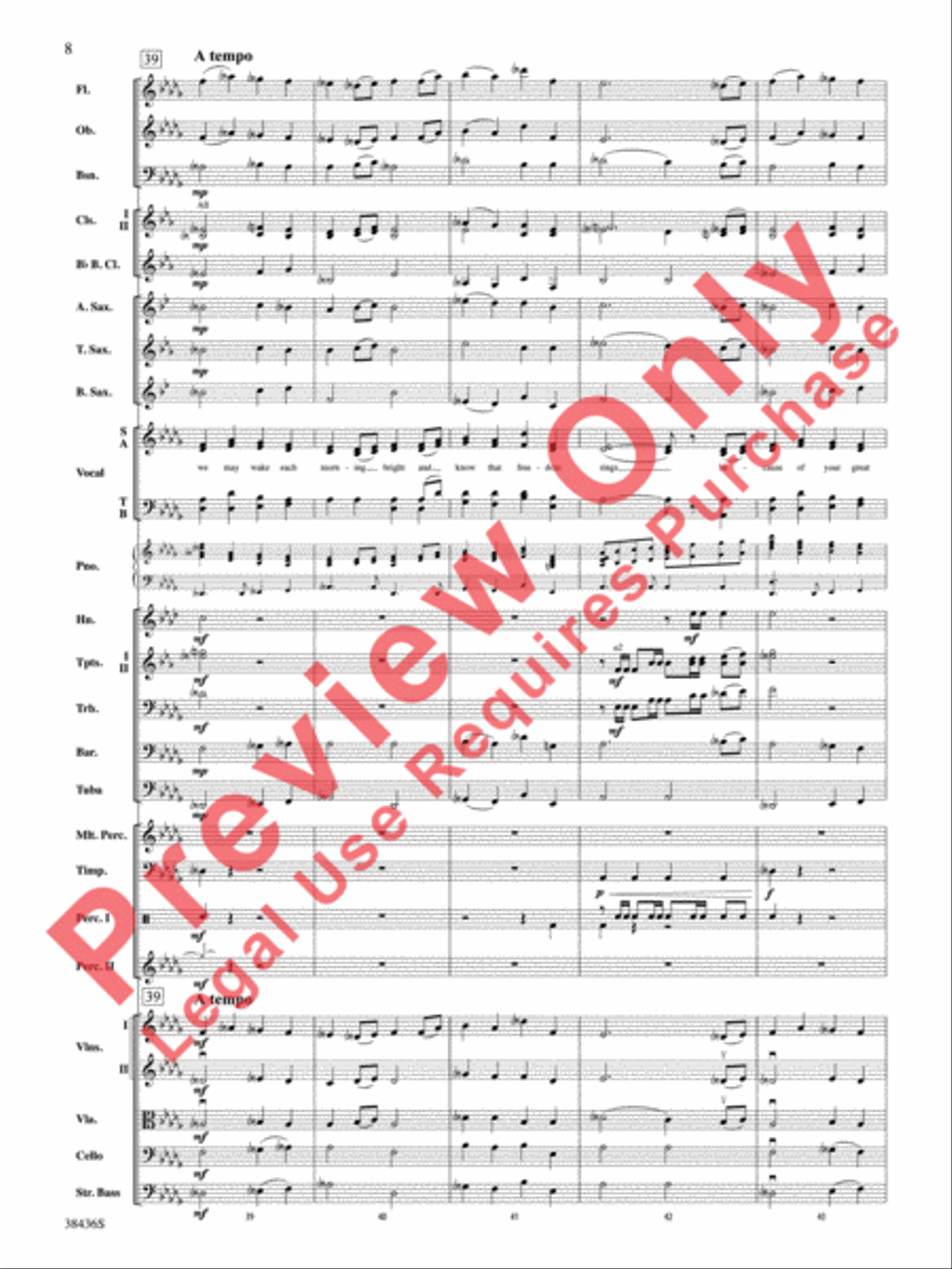 Thank You, Soldiers Full Orchestra scores gallery preview page 9
